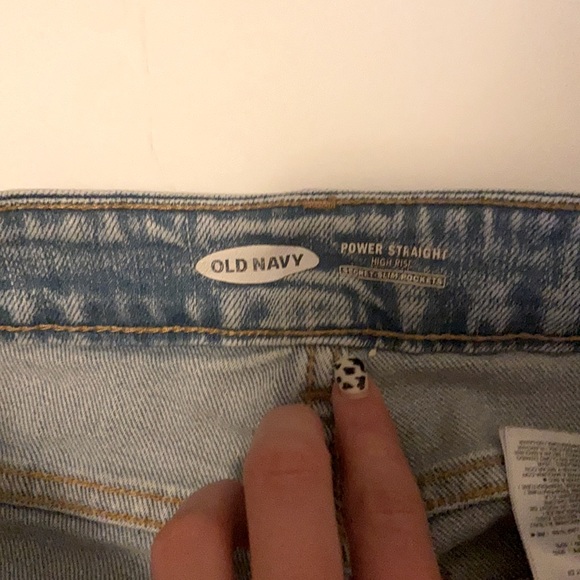 Old Navy Power Straight high rise jeans - Picture 3 of 4